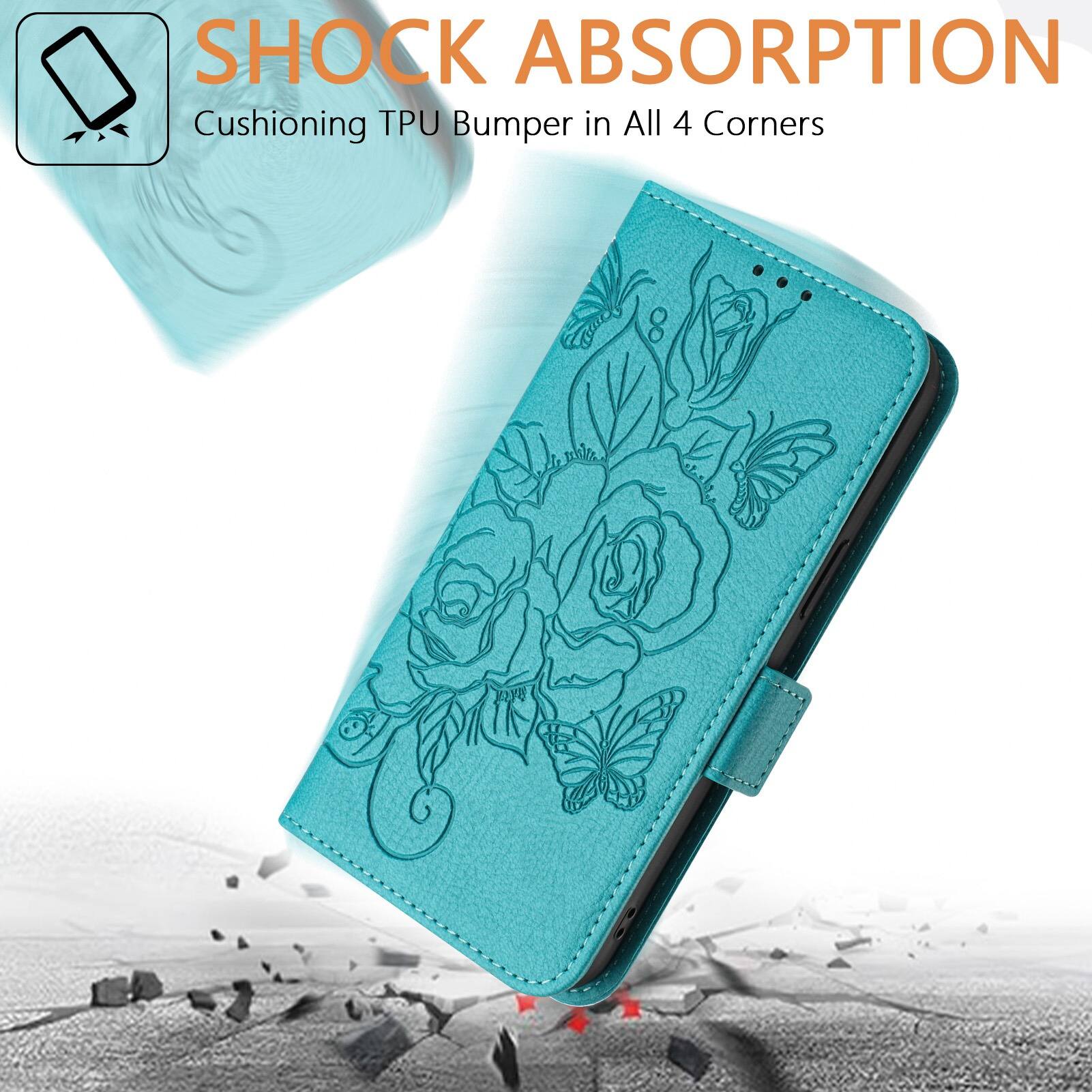 SHOCK ABSORPTION  
Cushioning TPU Bumper in All 4 Corners