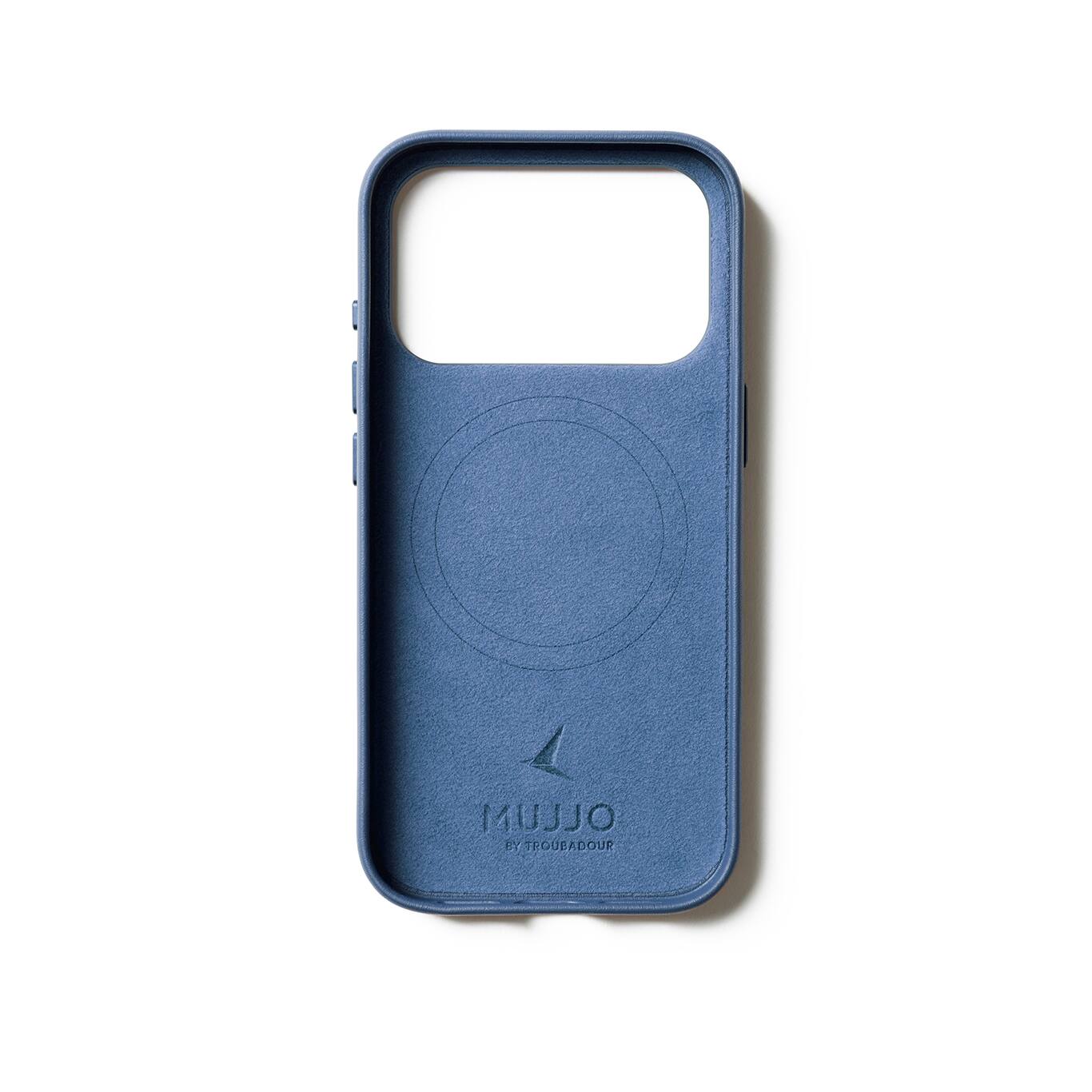 Mujjo Full Leather Case for iPhone 17 Pro Monaco Blue - Best Buy