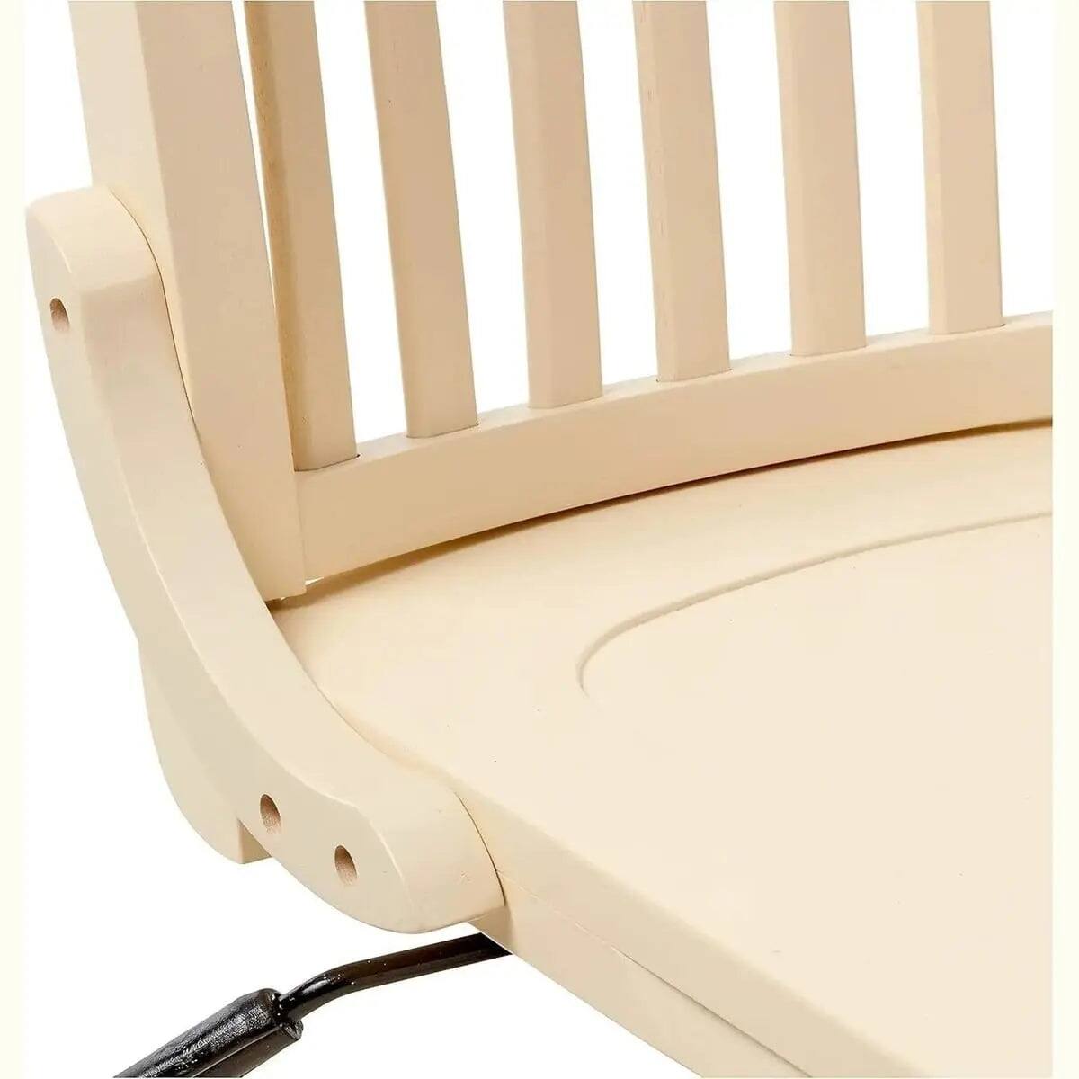 Alt View 3. Office Star Products - Deluxe Antique White Banker's Chair Adjustable Productive Home Office - White.