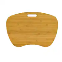 LapGear - Lap Desk (Fits up to 17" Laptop) - Bamboo - Front_Zoom
