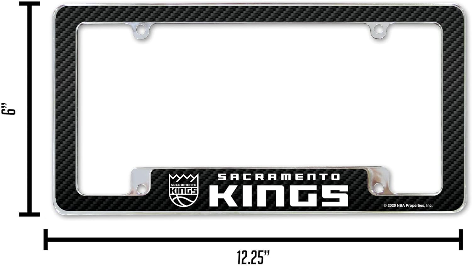 6" | SACRAMENTO KINGS  
12.25"  
© 2020 NBA Properties, Inc.