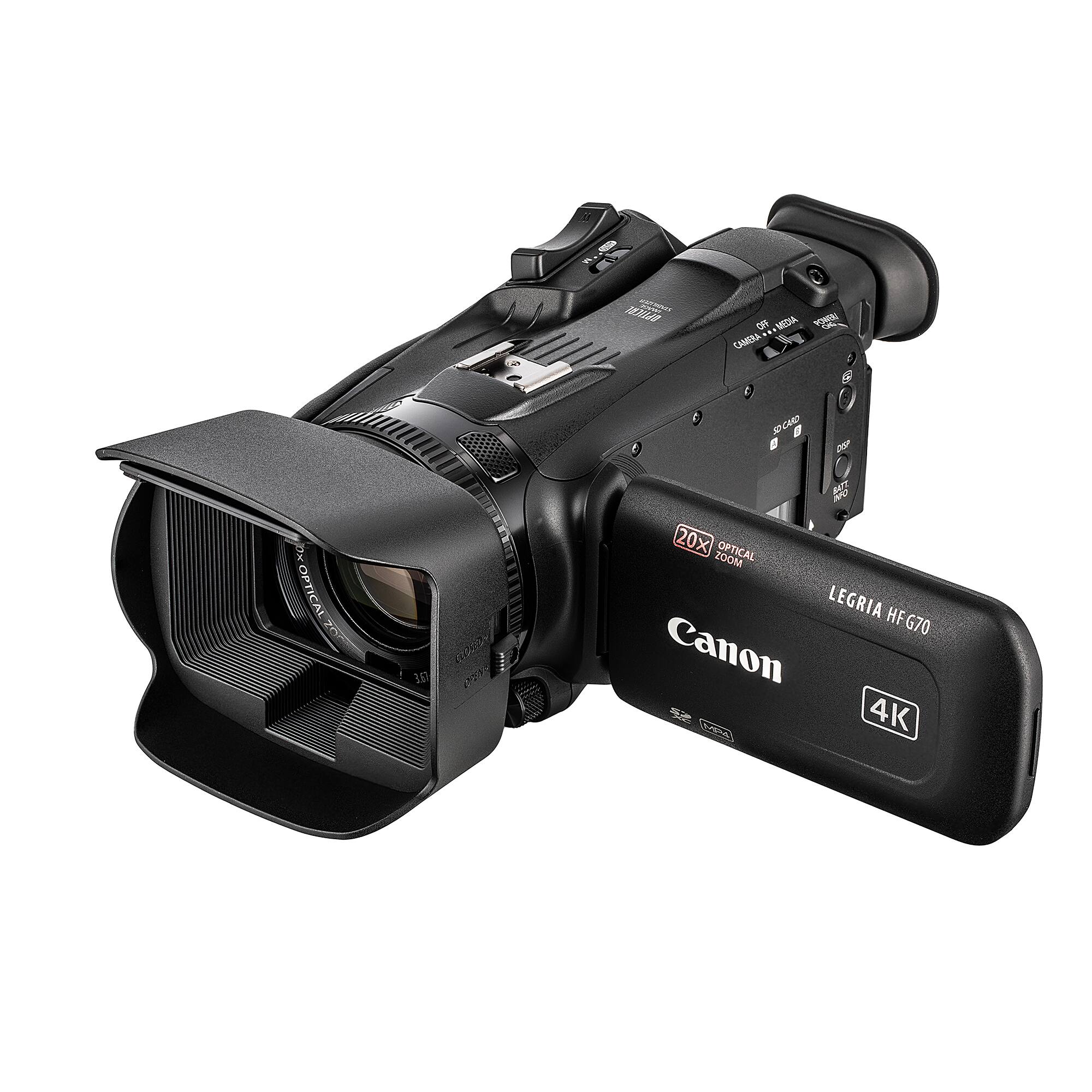 4 - on MEDIA TENCA C. CAMERA XG OPTICAL 20X OPTICAL MOOS LEGRIA HF HFG70 Canon 4K