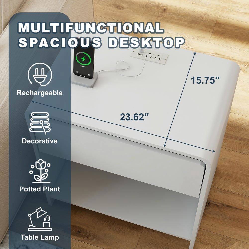 MULTIFUNCTIONAL SPACIOUS DESKTOP

- Rechargeable
- Decorative
- Potted Plant
- Table Lamp

Dimensions:
- 23.62" (width)
- 15.75" (depth)