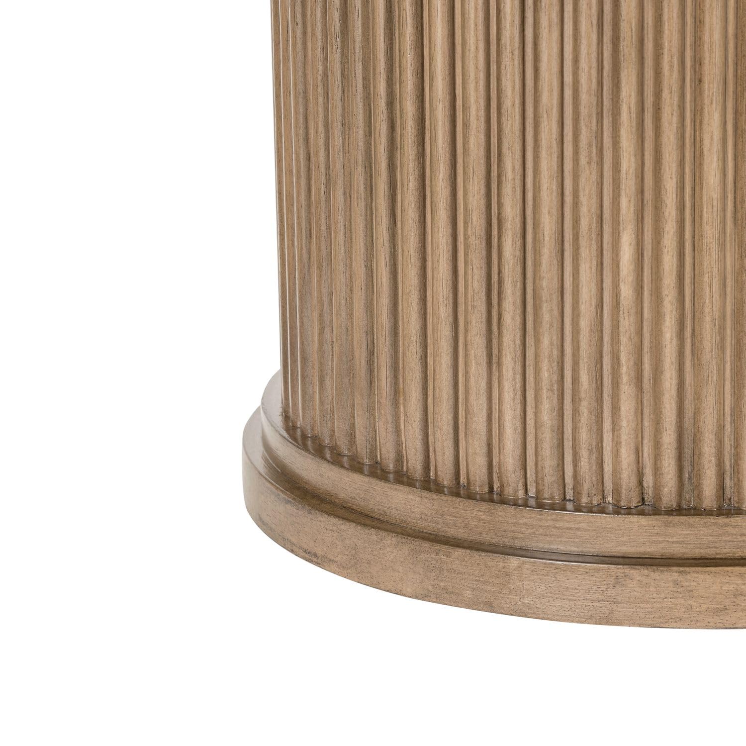 Alt View 3. Liberty Furniture Industries - Haven Hills Round Chairside Table for Living Room - Camel Beige Birch Wood - Camel Beige.