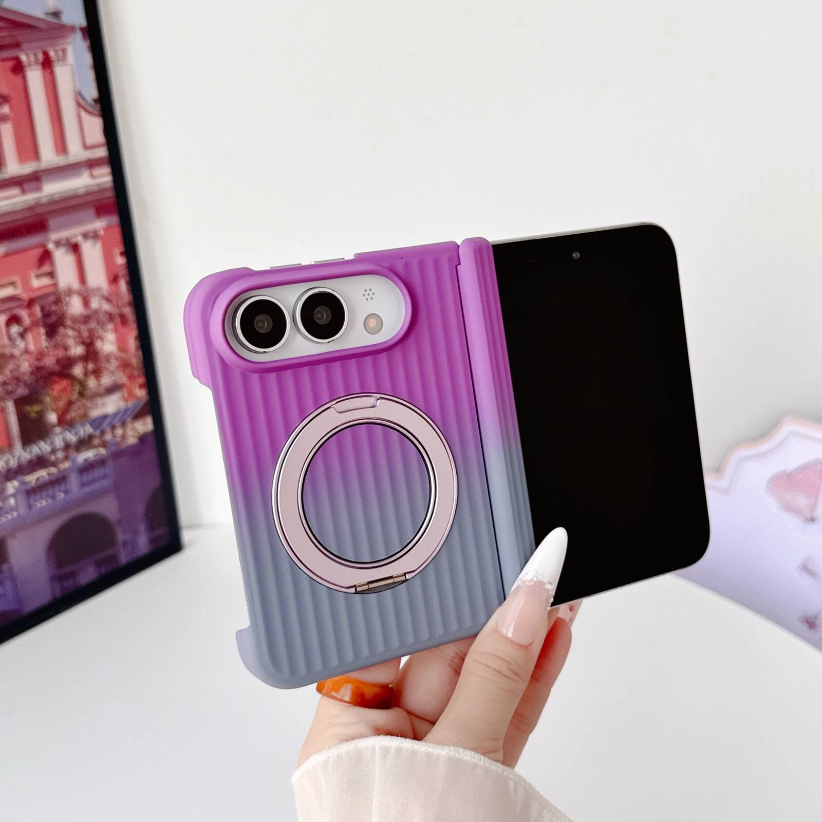 Purple/Gray