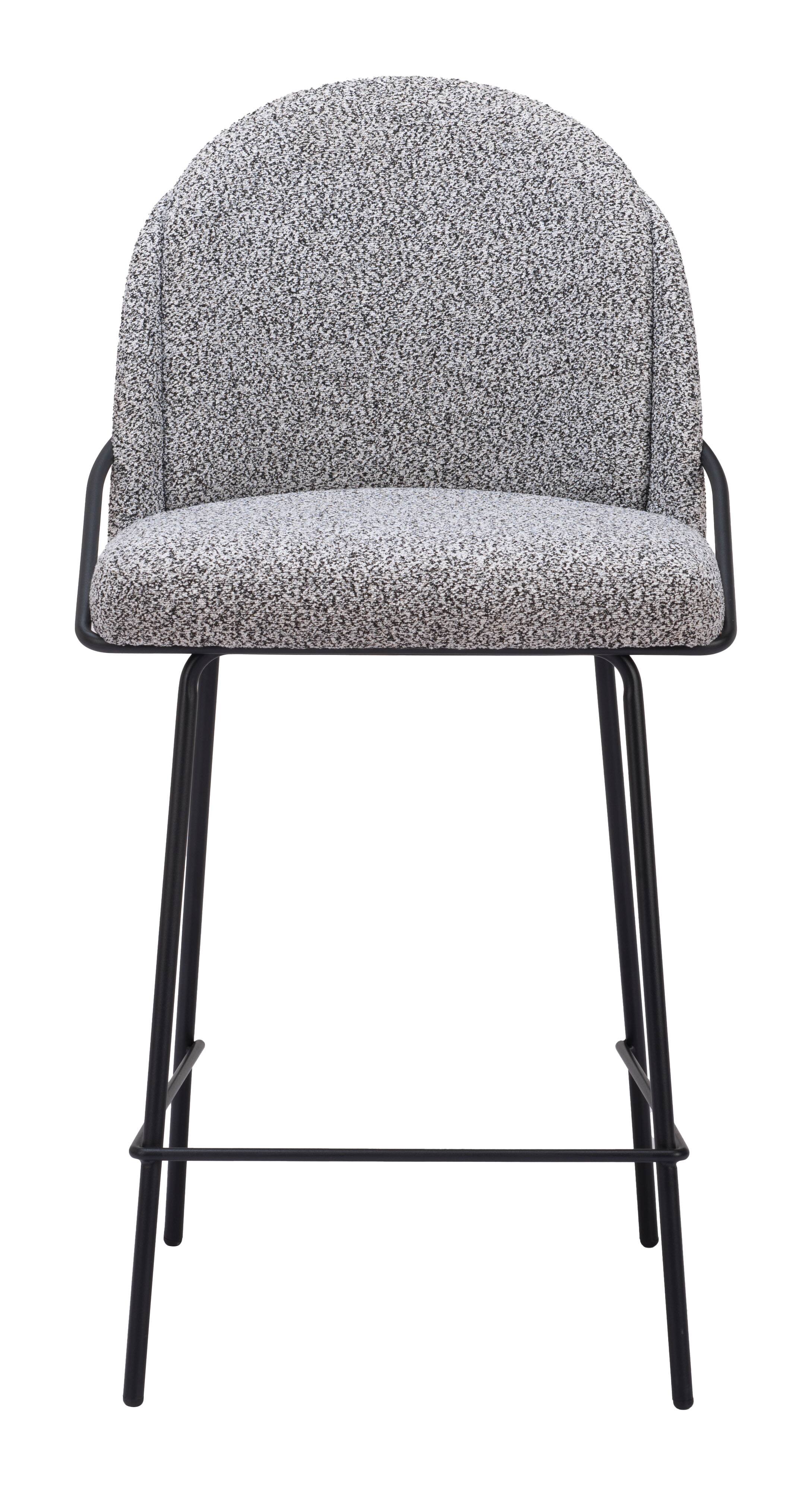 Alt View 1. Hivvago - Jambi Counter Stool (Set of 2) Black & White - Black & White.