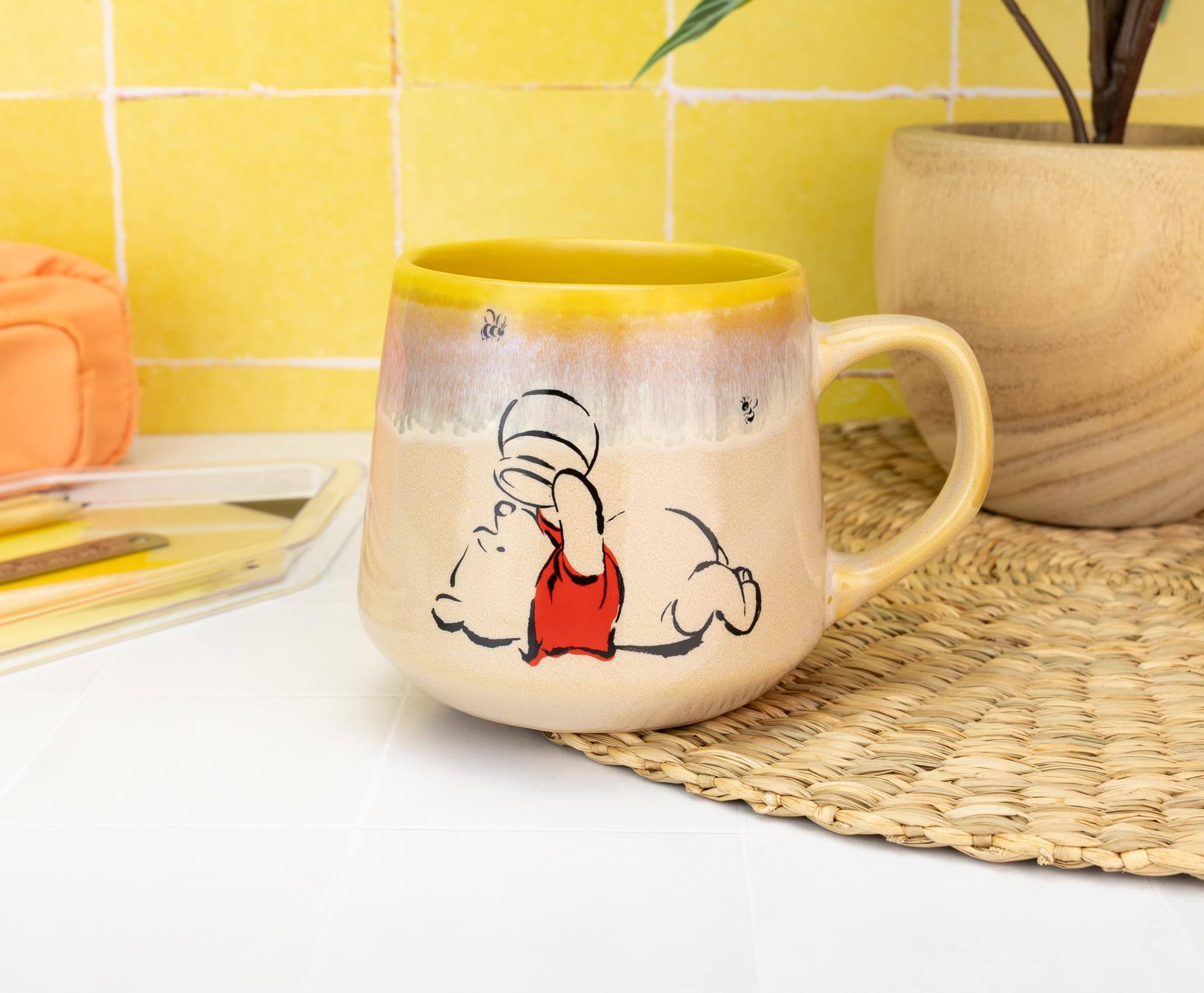 Alt View 2. Silver Buffalo - Disney Winnie The Pooh "Sweet Like Hunny" Tapered Pottery Mug | Holds 18 Ounces - Multi-Colored.