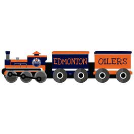 Fan Creations - Edmonton Oilers 6'' x 24'' Train Cutout Sign - Multicolor