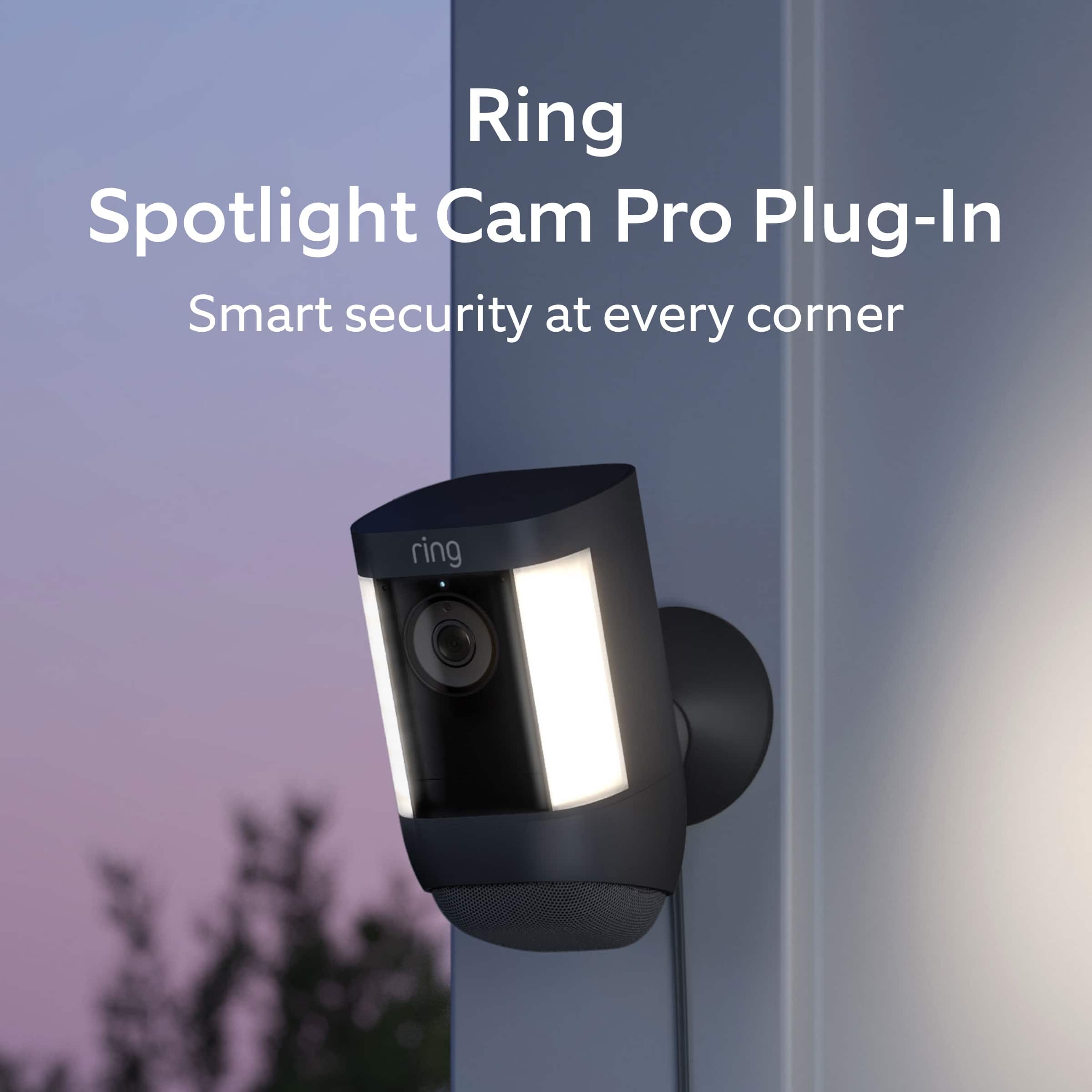 Ring Spotlight Cam Pro Plug-In: Smart Security at Every Corner.
