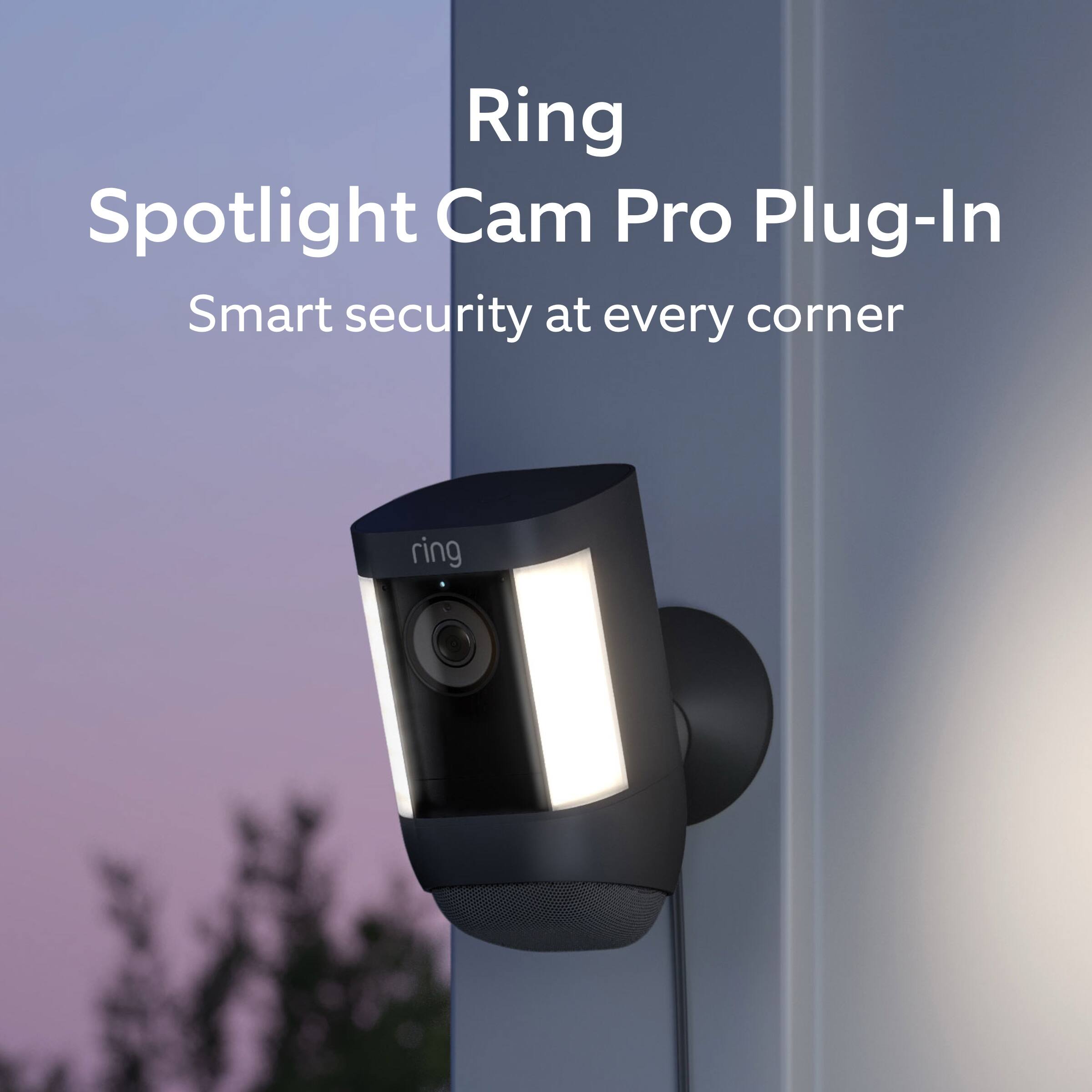 Ring Spotlight Cam Pro Plug-In: Smart Security at Every Corner.