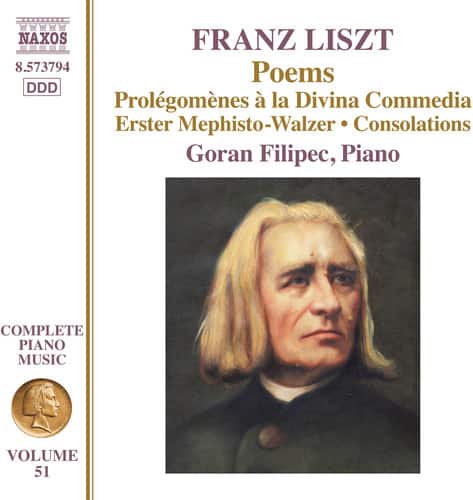 Liszt / Filipec - Complete Piano Music 51  - COMPACT DISCS