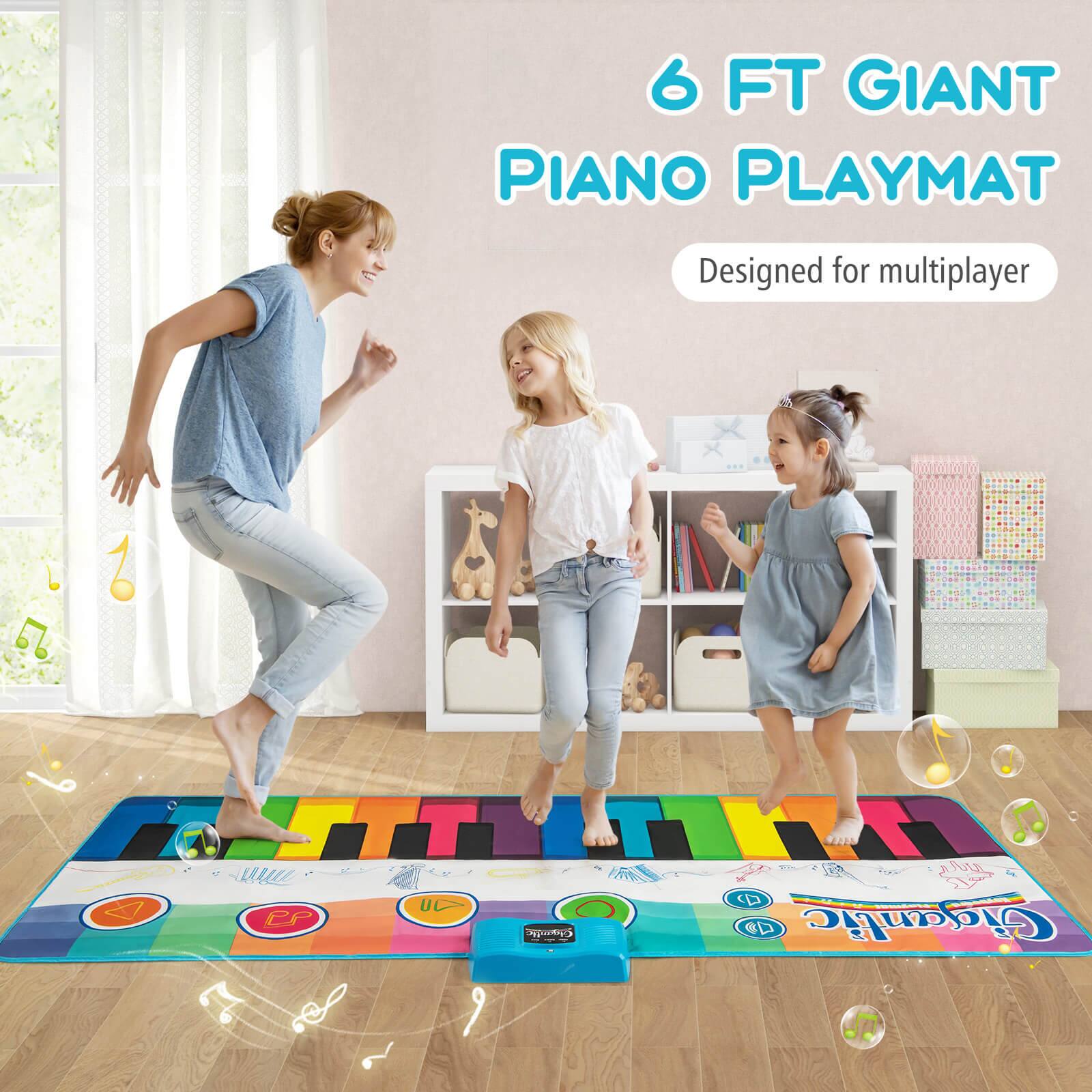 6 FT GIANT PIANO PLAYMAT  
Designed for multiplayer