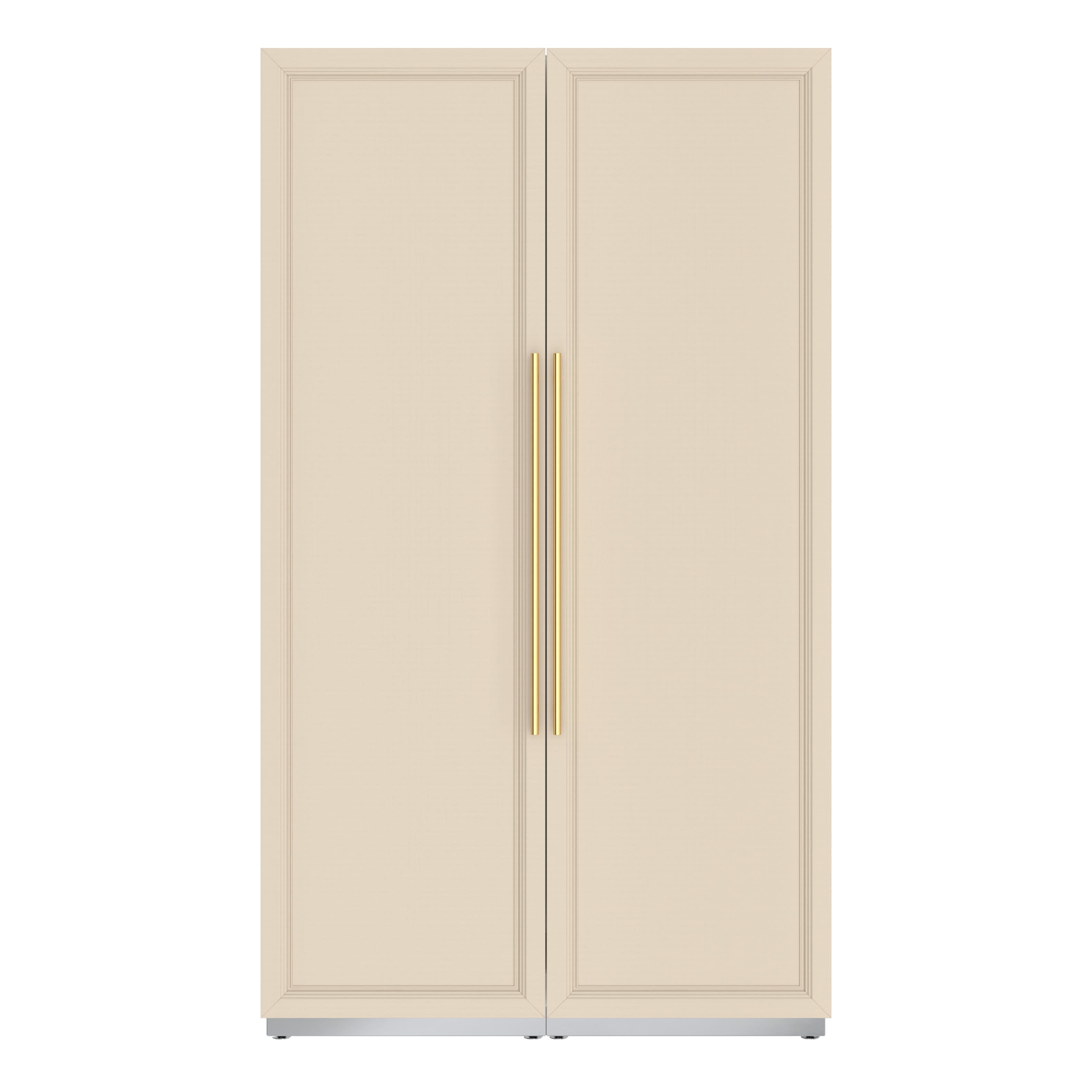 Koolmore - Panel Ready Column Refrigerator and Freezer, 24" Refrigerator and 24" Freezer - White