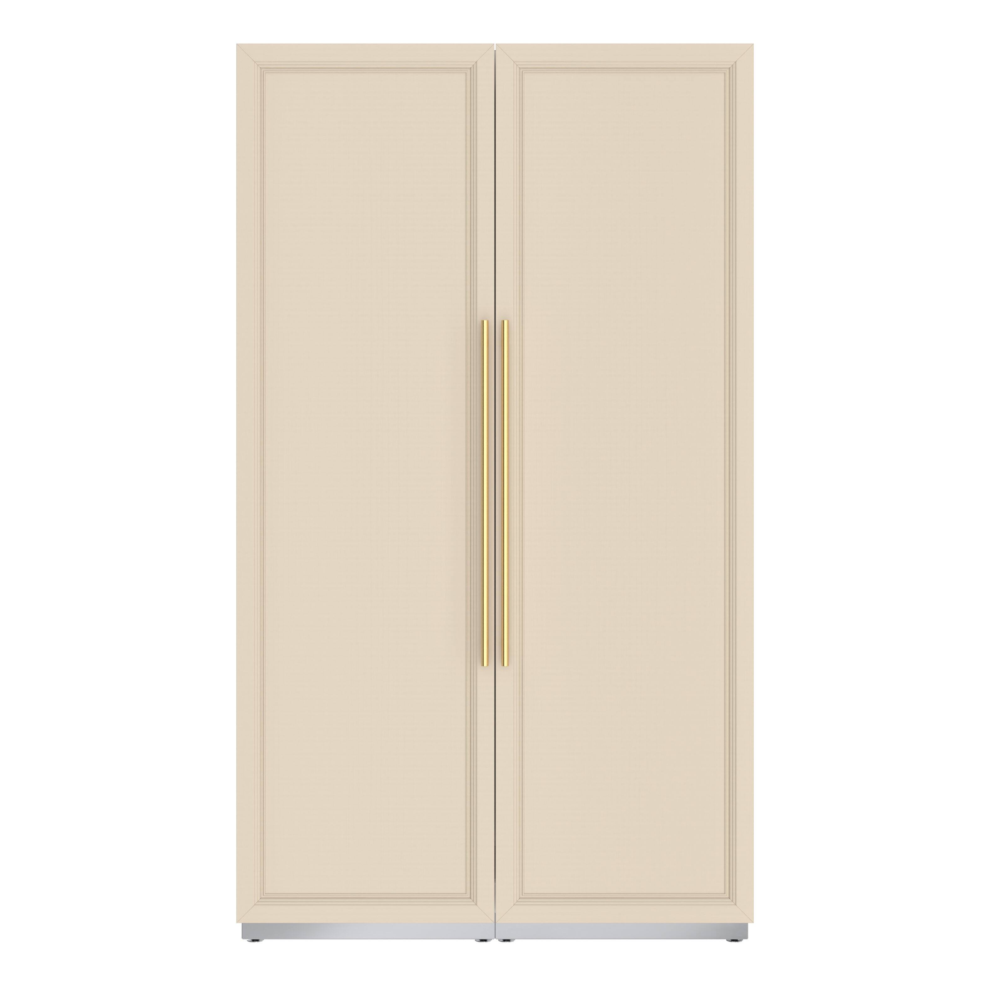 Koolmore - Panel Ready Column Refrigerator and Freezer, 24" Refrigerator and 24" Freezer - White