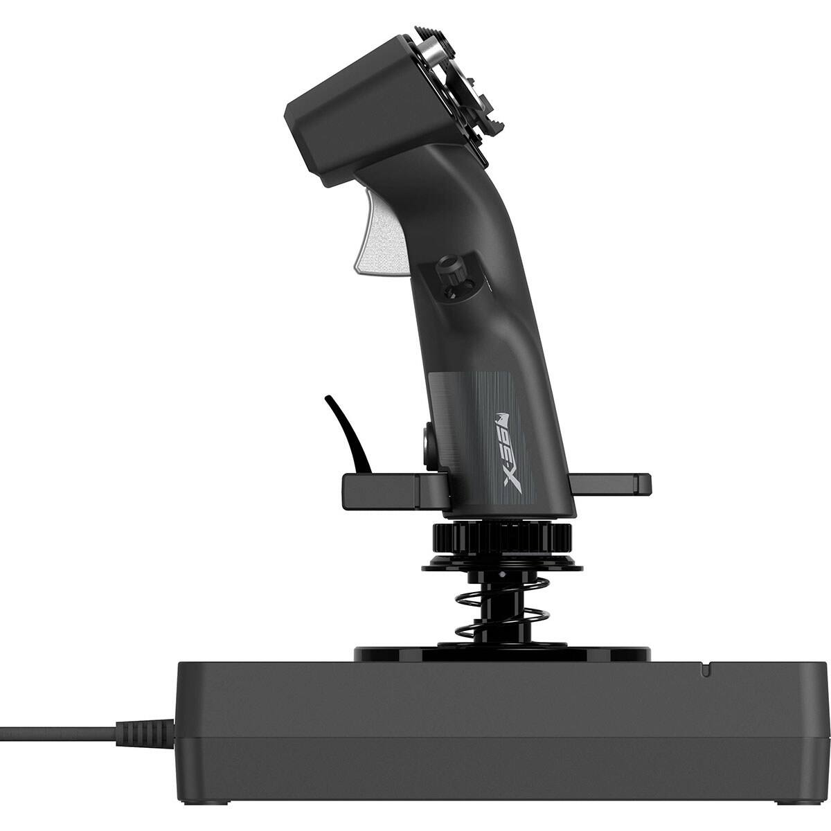 Alt View 4. Logitech - Logitech X56 HOTAS Microsoft Flight Simulator RGB Dual-Throttle and Joystick - Black.