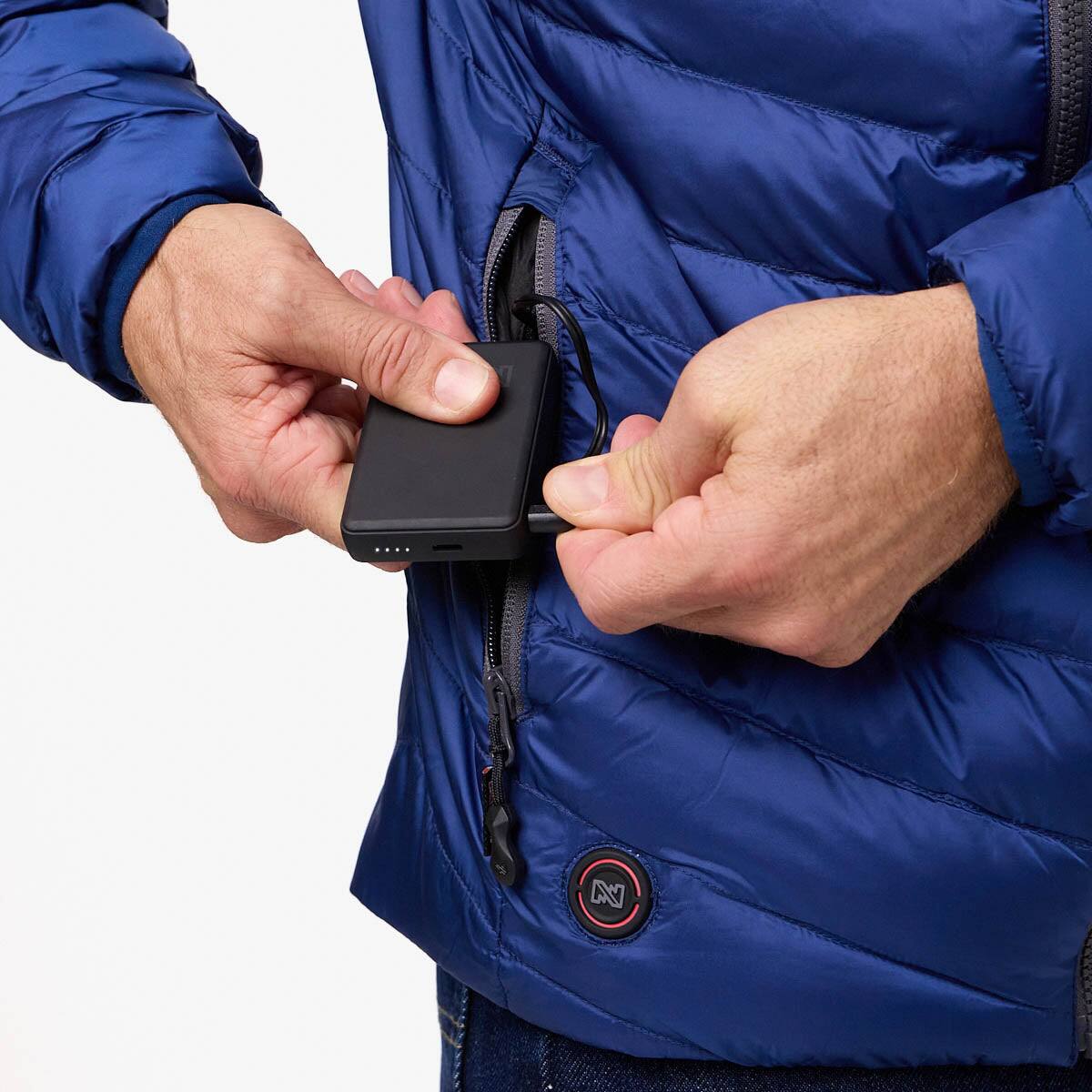 Alt View 6. Mobile Warming - Men's Backcountry Xtera Heated Jacket - Navy.