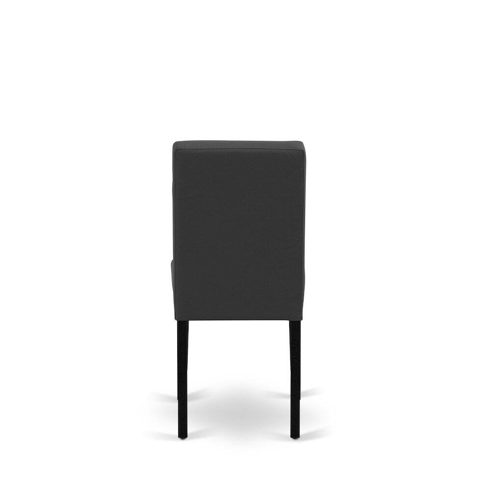 Alt View 10. East West Furniture - 5 Piece Kitchen Table Set contain A Dinner Table - Black.