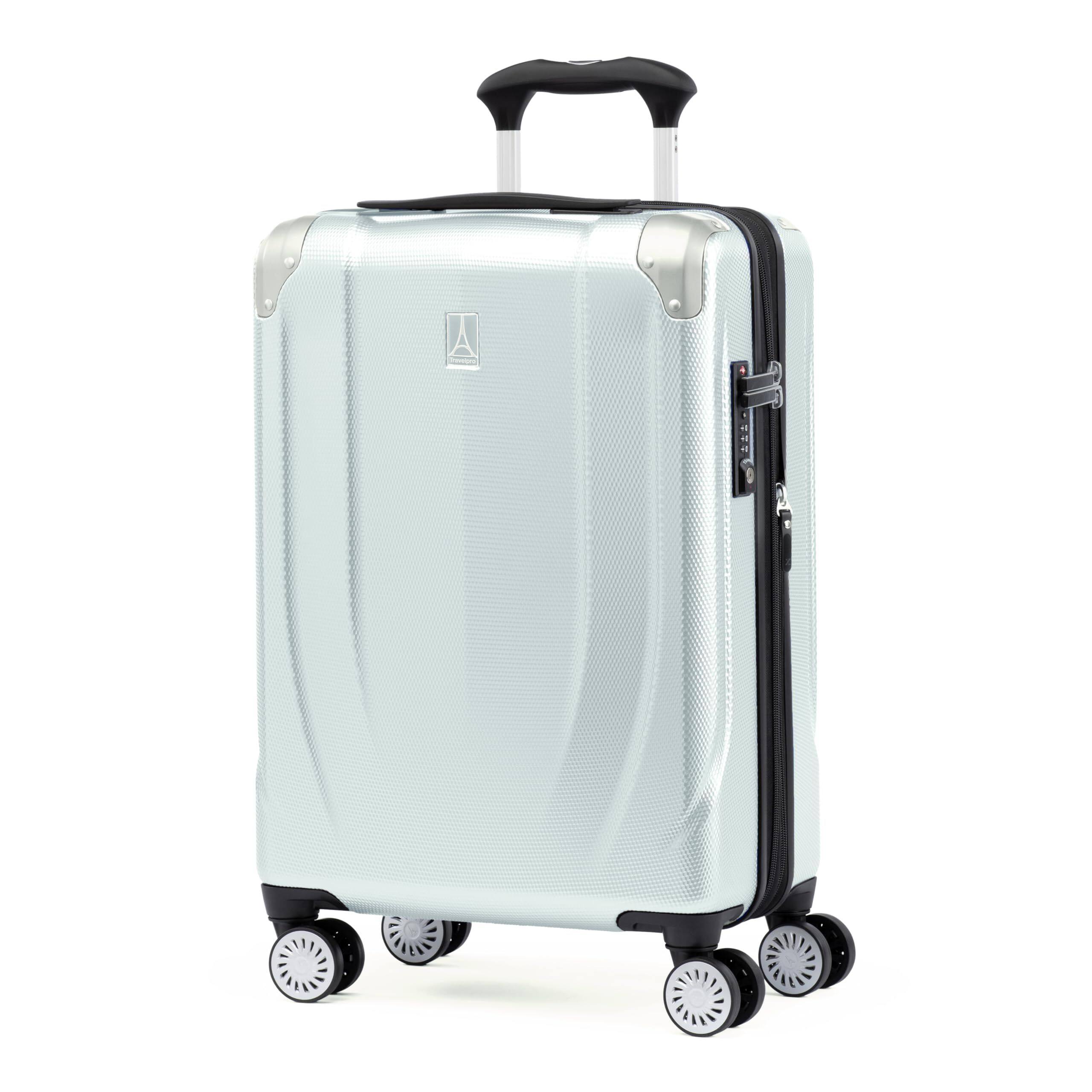 Angle. Travelpro - Travelpro Pathways 3 Hardside Expandable 21" Carry On Spinner - Cloud Grey.