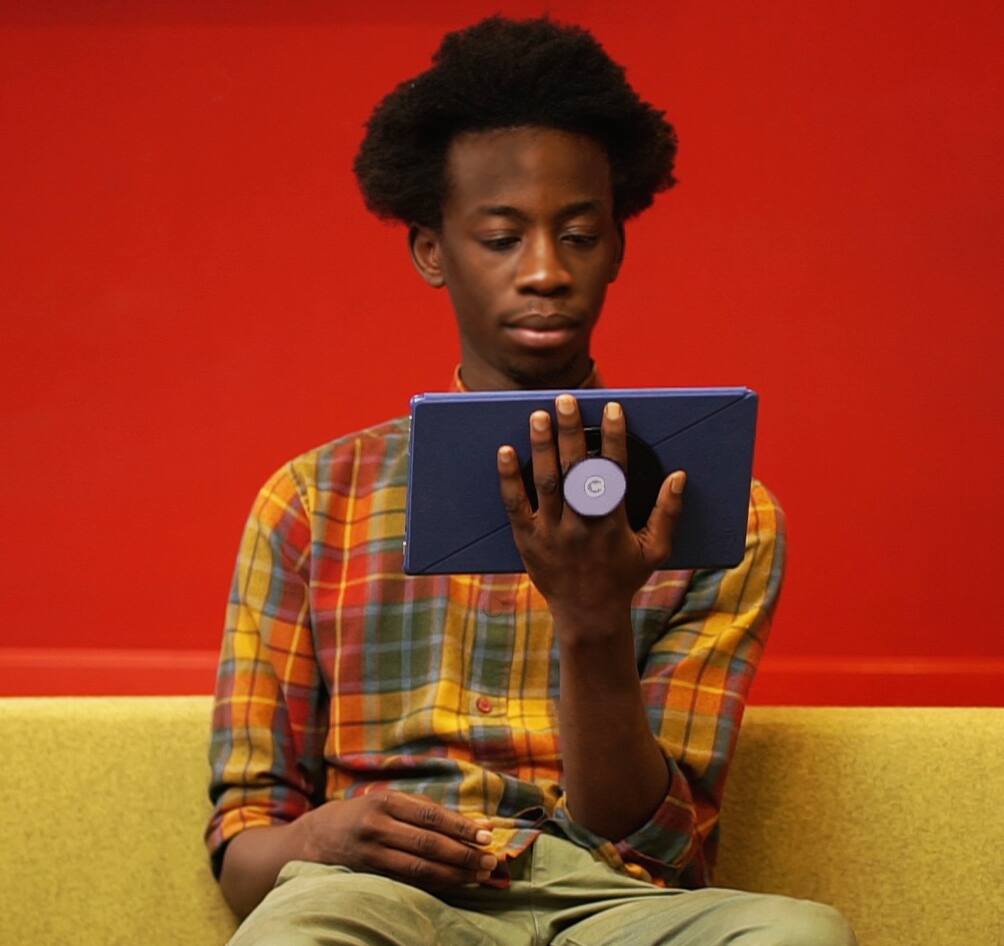 Alt View 1. G-Hold - G-Hold Velcro - Red - Red.