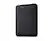 Front. Western Digital - WD 5TB Elements Portable Storage USB 3.0 Model WDBU6Y0050BBK-WESN Black - Black.