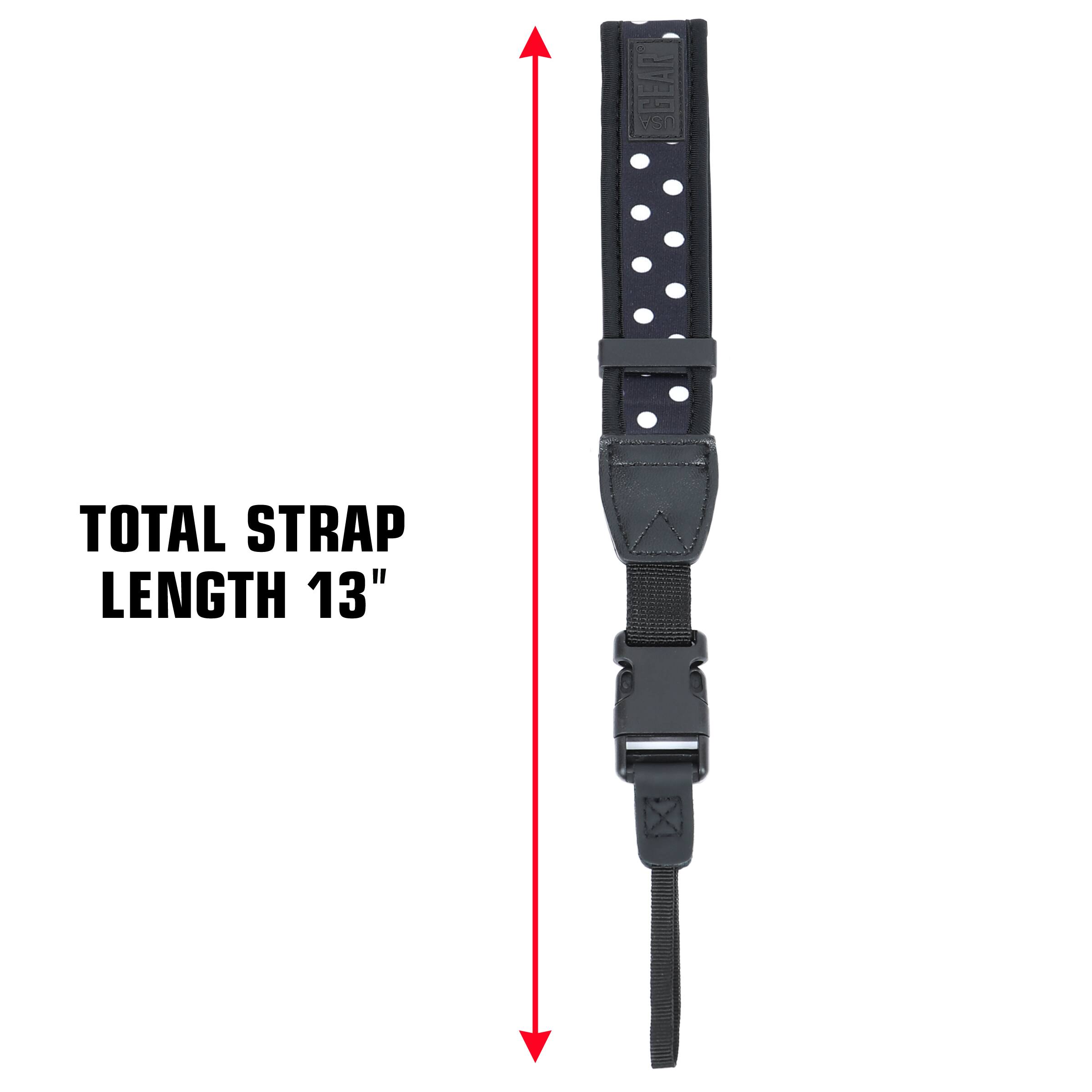 TOTAL STRAP LENGTH 13"
