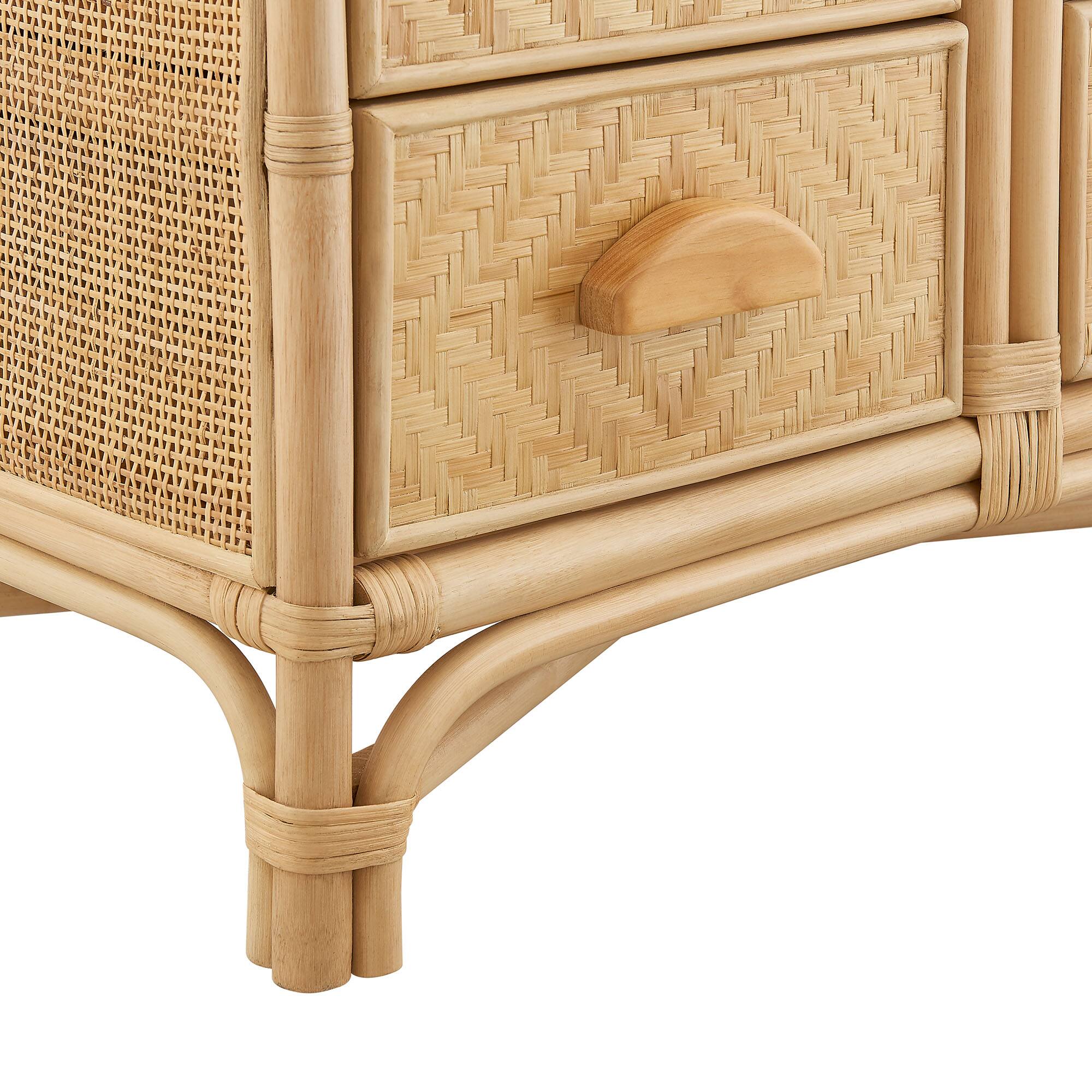 Alt View 5. Modway - Jane 71 Inch Tall Arched Natural Rattan Bookshelf by Modway - Natural.