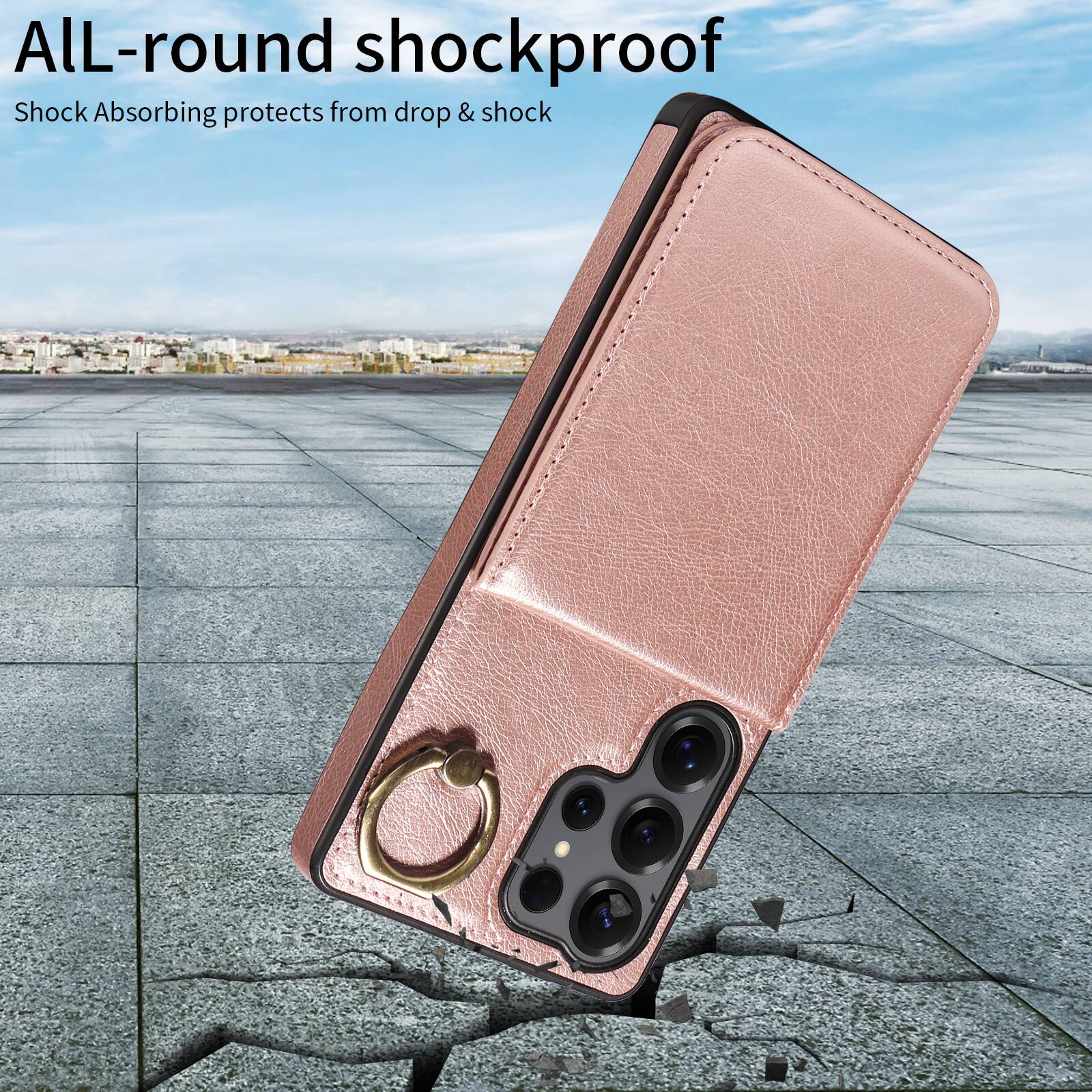 All-round shockproof  
Shock Absorbing protects from drop & shock