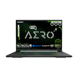 GIGABYTE - AERO X16 - Copilot+ PC - 16" 2560×1600 WQXGA AMD Ryzen Al 7 350 - 1TB SSD - 32GB DDR5 RAM GeForce RTX 5070 - Space Gray
