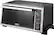 Angle Standard. DeLonghi - Digital 4 Slice Toaster Oven - Black.