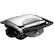 Angle. De'Longhi - Retro Indoor Grill & Panini Press - Stainless Steel.