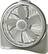 Angle. Lasko - Cyclone 20" Floor Fan - White/Gray.