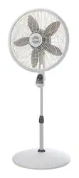 Lasko - Pedestal Fan - White - Front_Zoom