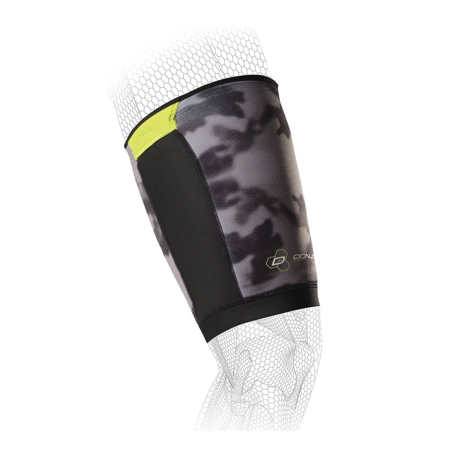 Angle. DonJoy - Donjoy Performance Anaform Compression Thigh Sleeve (Black, M) - Black.