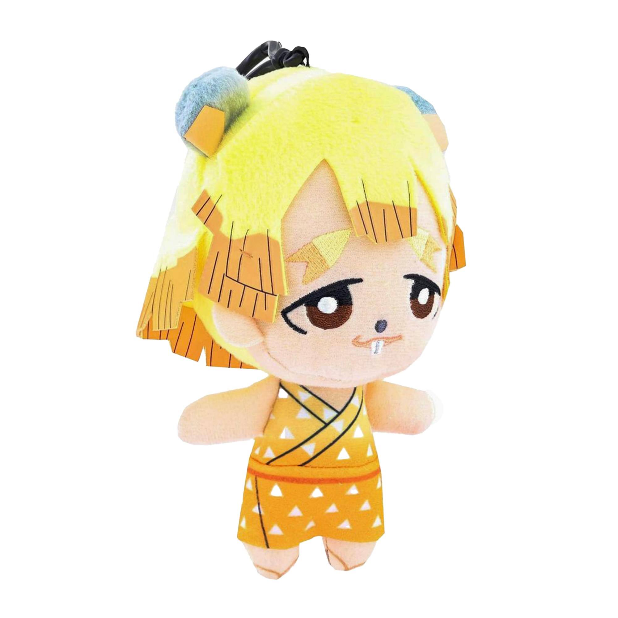 Front. Banpresto - Demon Slayer 6 Inch Tomonui Plush Series 4 | Zenistu (Chuitsu) - Orange.