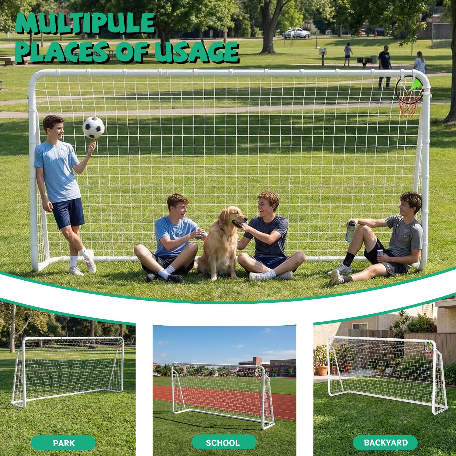 MULTIPLE PLACES OF USAGE  
PARK  
SCHOOL  
BACKYARD