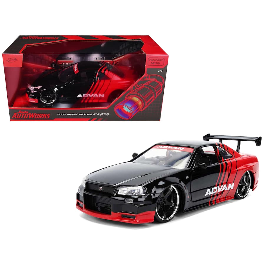 Hand Red Rturn 2002 Nissan Skyline GT R (R34) RHD (Right Hand Drive)