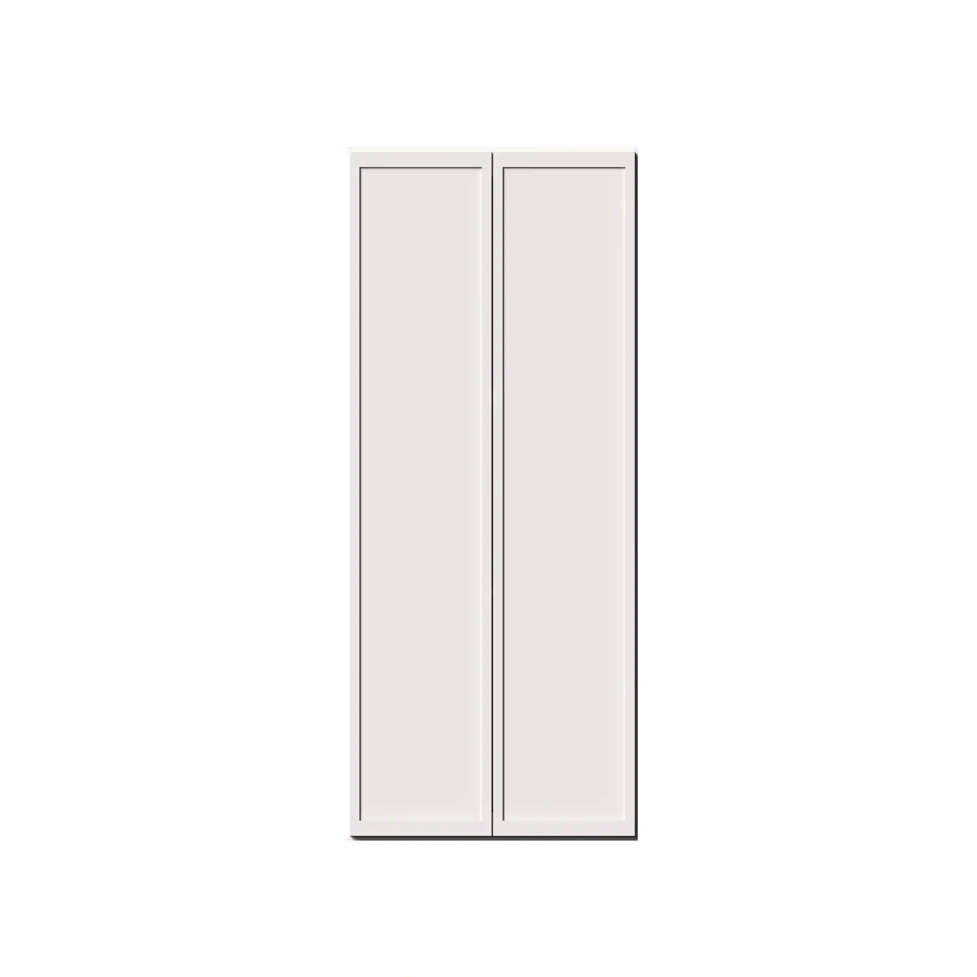 Alt View 1. Boyel Living - 24-in W x 36-in H x 12-in D Slim Shaker RTA Kitchen Wall Cabinet with Soft-Close - Snow White.