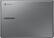Alt View 3. Samsung - 11.6" Chromebook 2 - Intel Celeron - 4GB Memory - 16GB eMMC flash memory - Metallic Silver.
