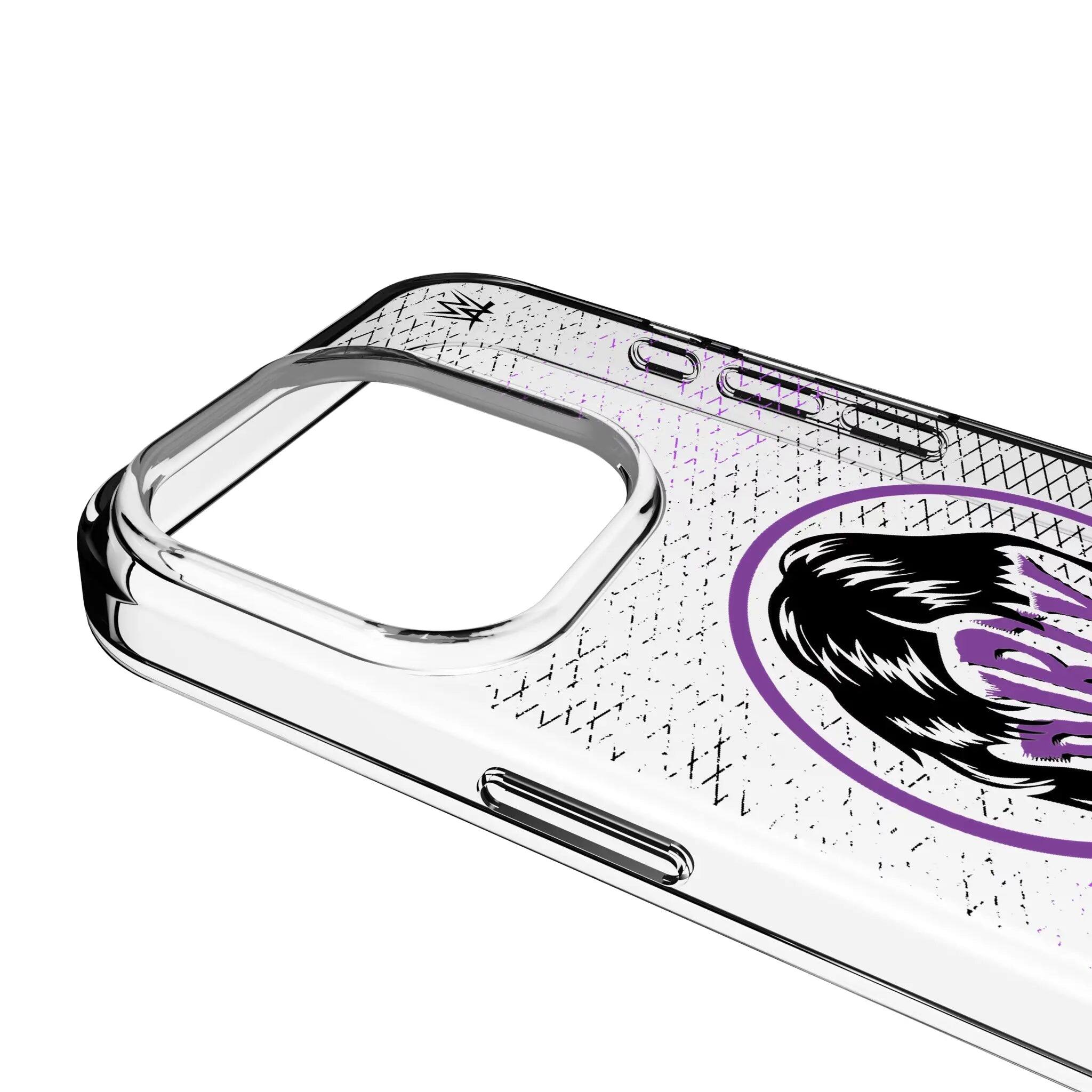 Left. Keyscaper - WWE Steel Clear Phone Case - Apple iPhone 14 - Dominik Mysterio.