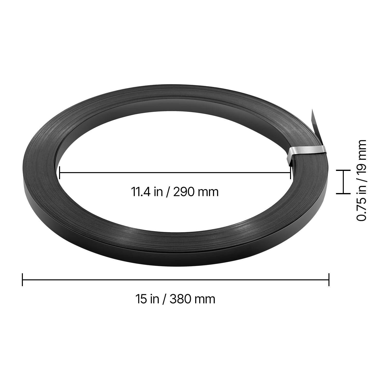 11.4 in / 290 mm  
0.75 in / 19 mm  
15 in / 380 mm
