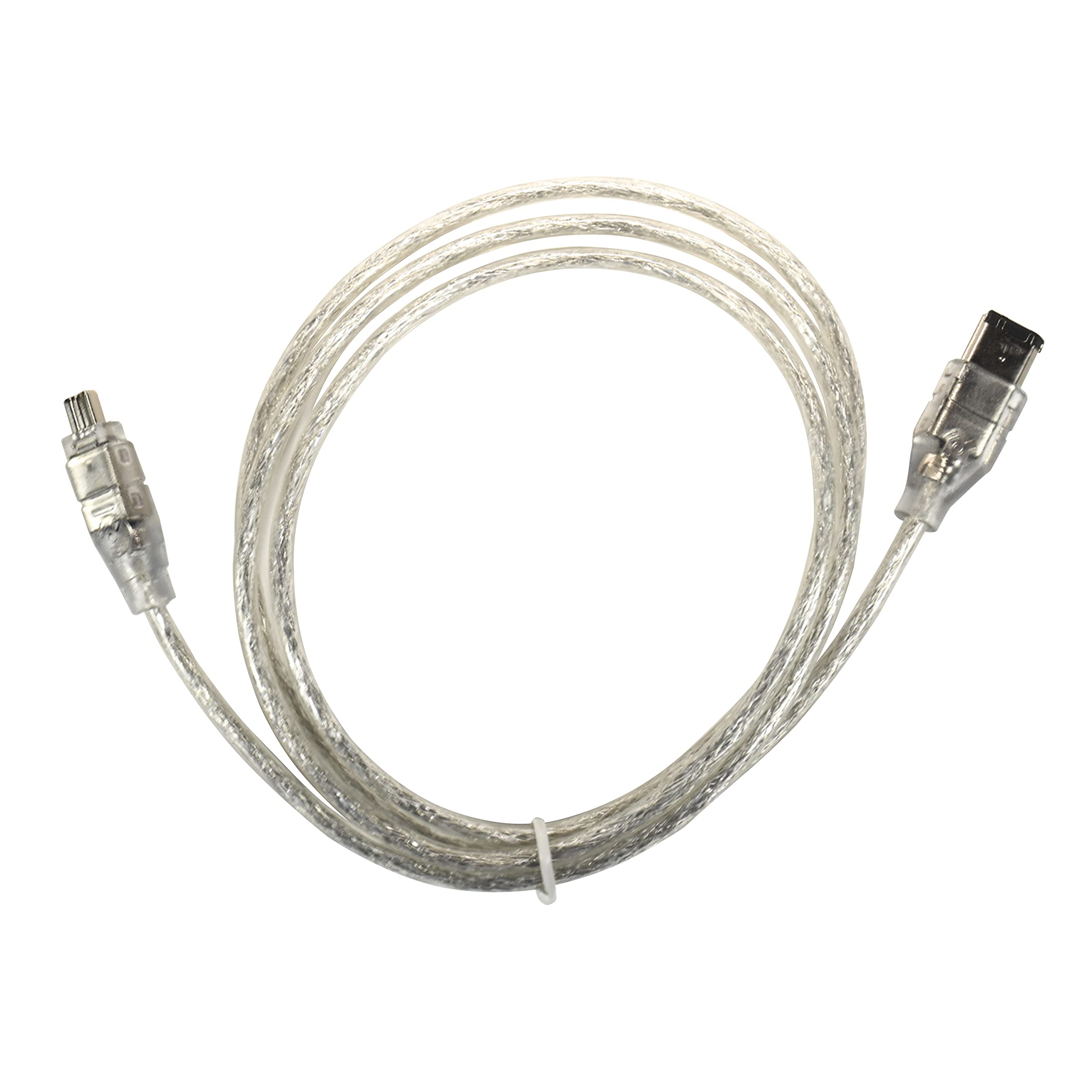 Alt View 1. HQRP - IEEE 1394 4pin to 6pin Cable Cord for Canon ZR, ZR10, ZR100, ZR20, ZR200, ZR25MC, Elura, 10, 100, 2, 20MC Camcorder.