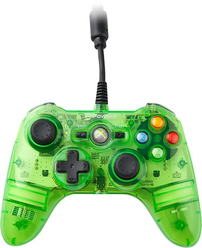 Best Buy: PowerA Mini Pro EX Controller for Xbox 360 Green CPFA010027