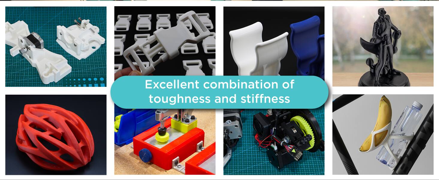 Excellent combination of toughness and stiffness.