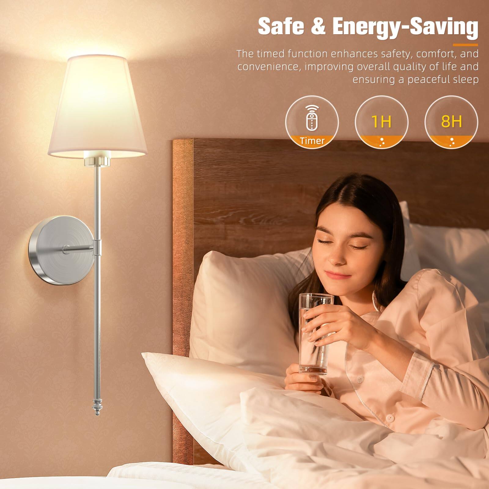 Safe & Energy-Saving

The timed function enhances safety, comfort, and convenience, improving overall quality of life and ensuring a peaceful sleep.

Timer
1H
8H