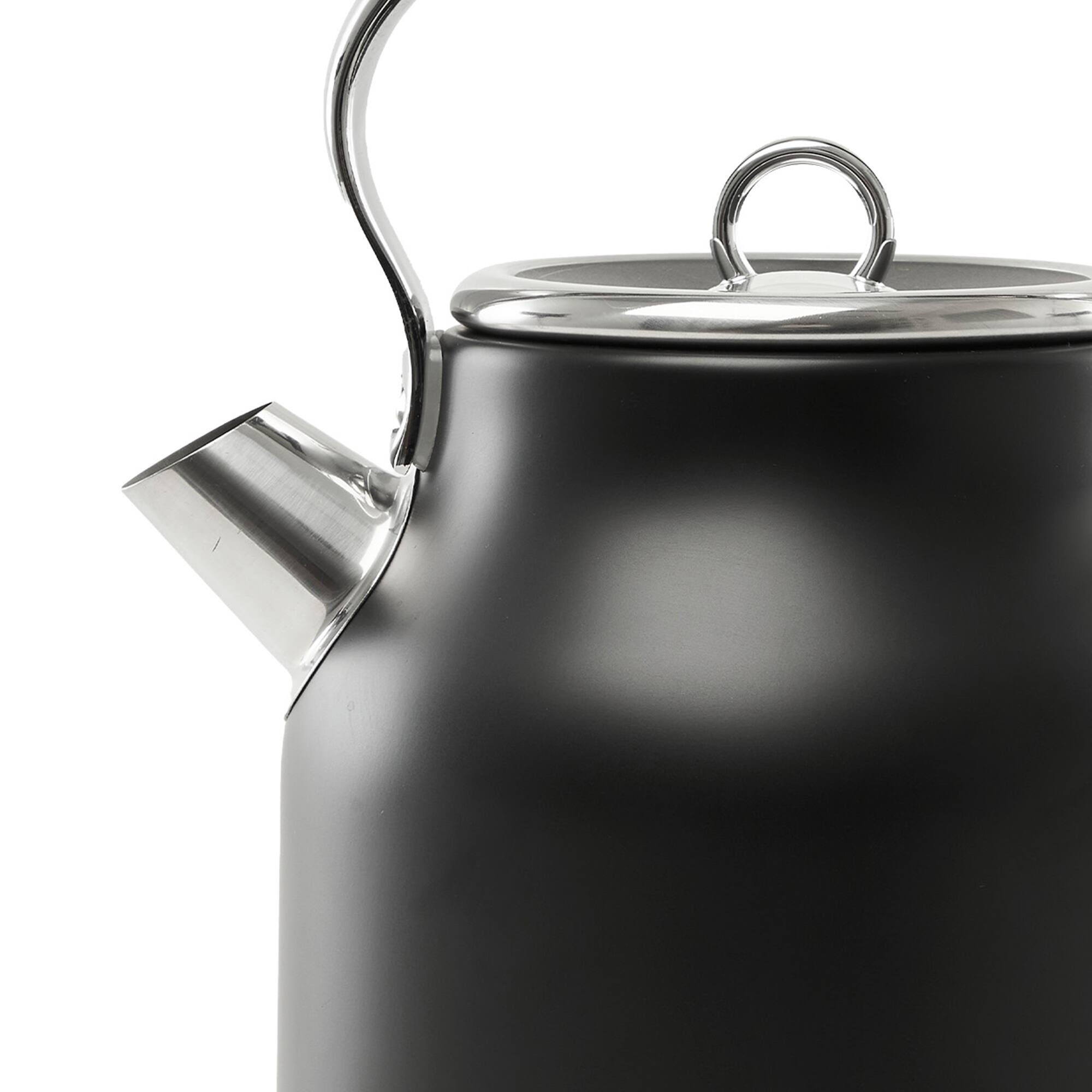 Alt View 8. Haden - Haden Heritage 4 Slice Wide Slot Toaster & Electric Water Kettle, Black & Chrome - Black/Chrome.