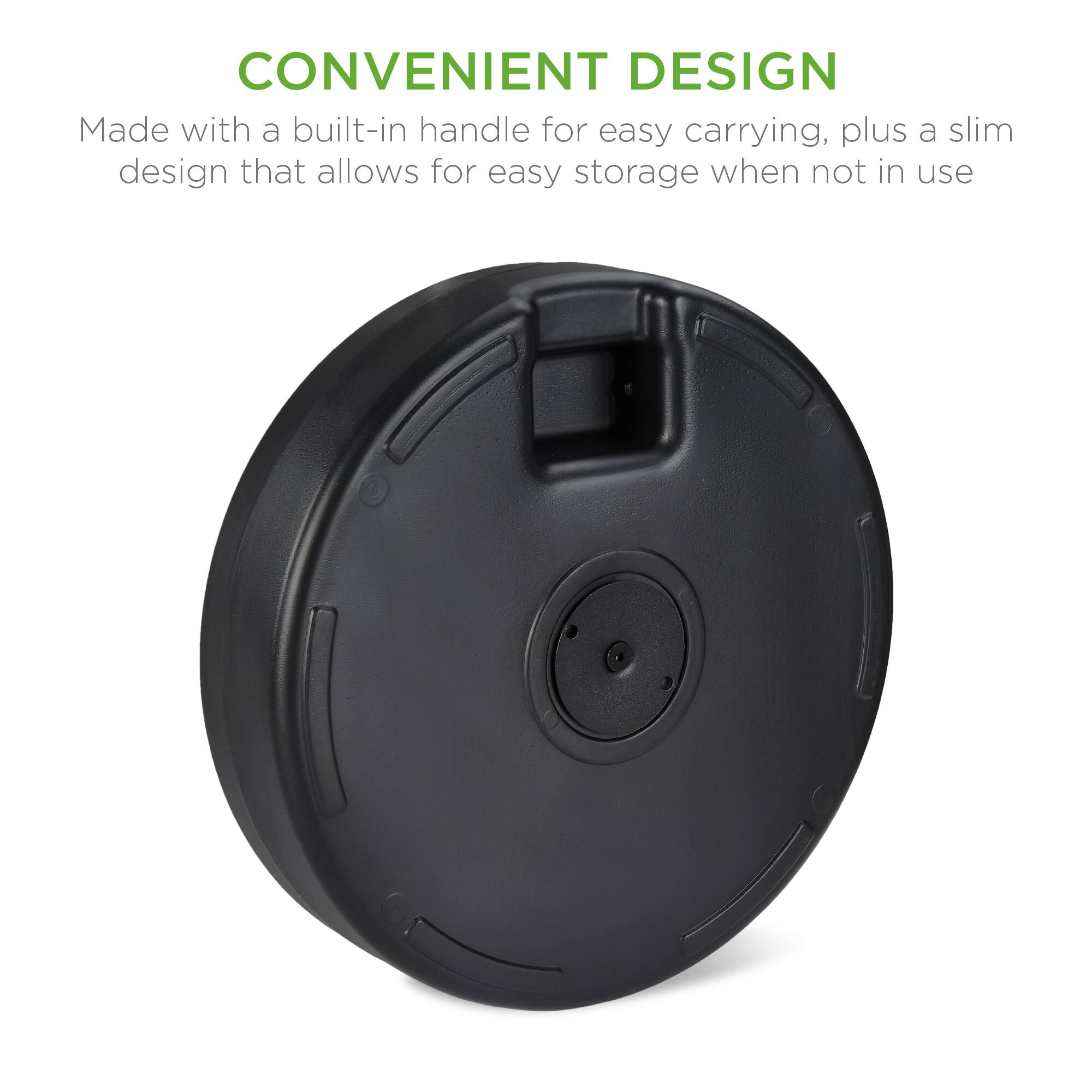 CONVENIENT DESIGN

Made with a built-in handle for easy carrying, plus a slim design that allows for easy storage when not in use