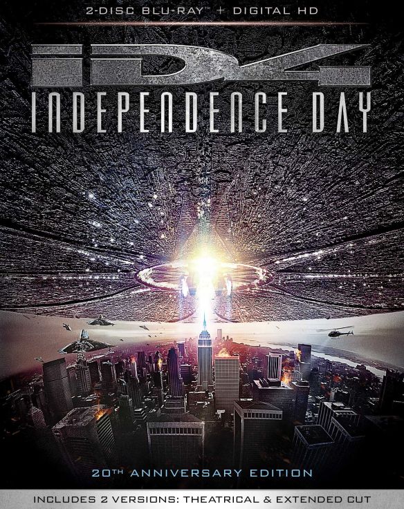  Independence Day [Includes Digital Copy] [Blu-ray] [20th Anniversary Edition] [With Movie Money] [1996]