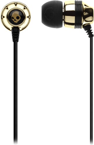 Best Buy: Skullcandy Ink'd Earbud Headphones Gold S2INDZ-022