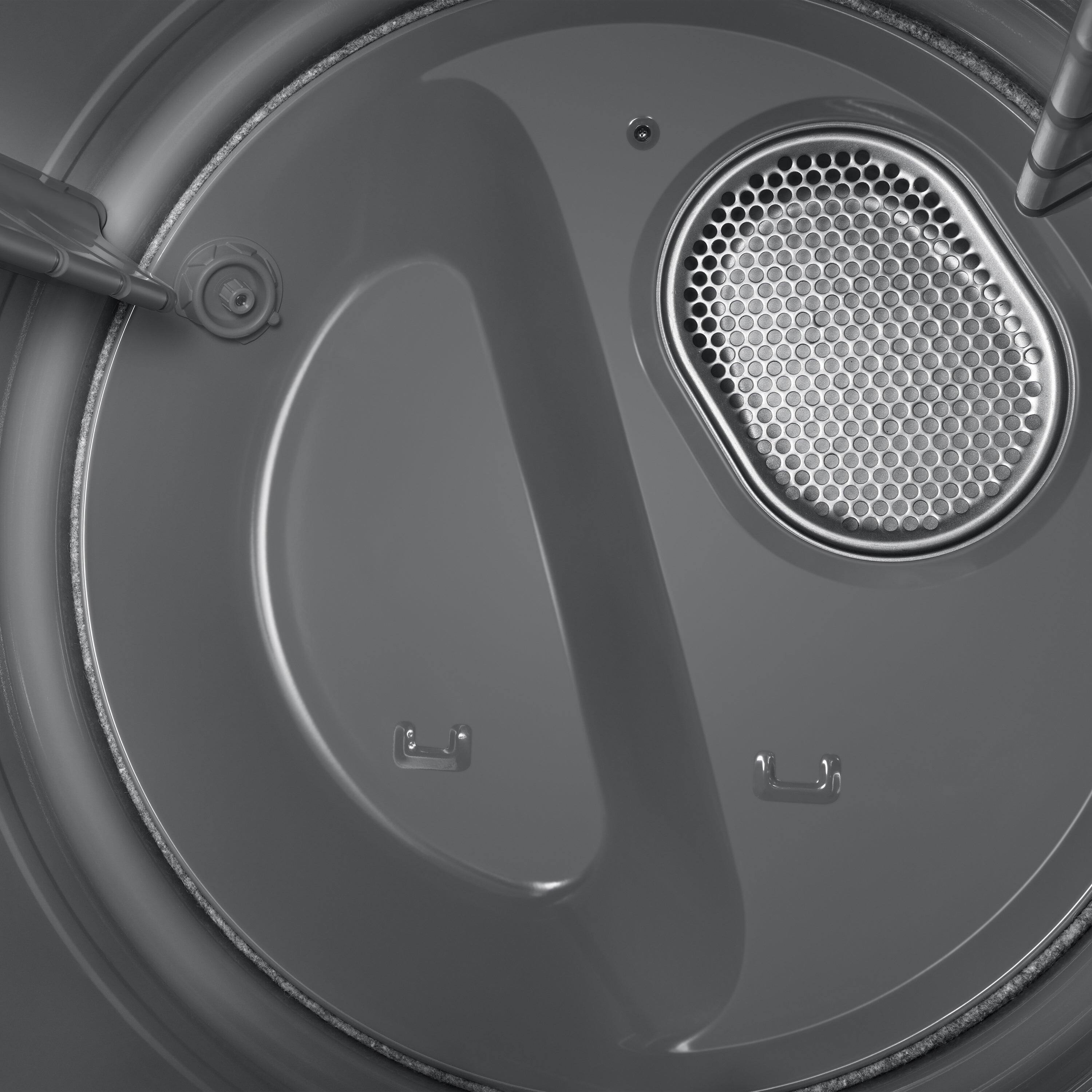 Alt View 14. Samsung - Open Box 7.4 Cu. Ft. Smart Electric Dryer with Steam Sanitize+ - Black.