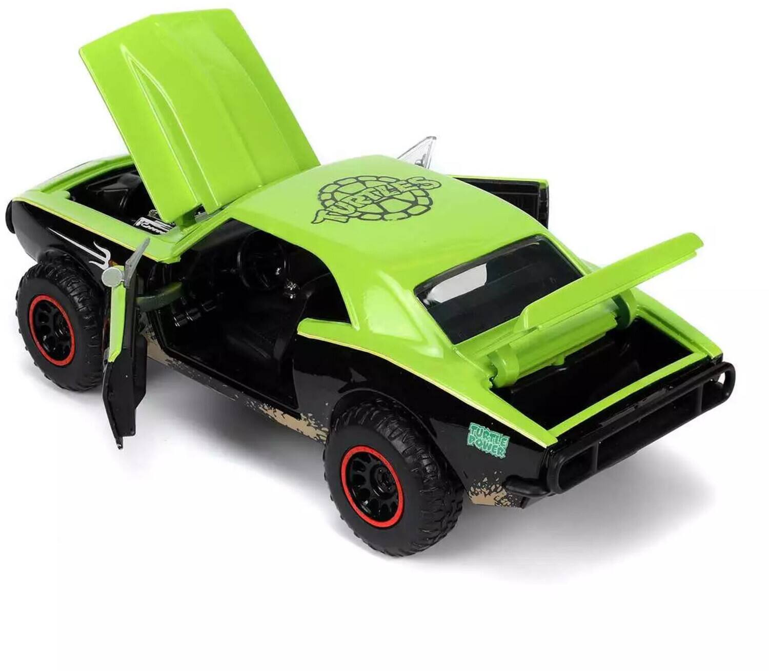 The text on the image is "Turtle Power."